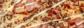 Pizza, Close Up Fresh Pizza Slice, Delicious Food Background