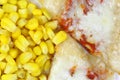 Pizza Corn Close Top View Royalty Free Stock Photo