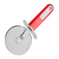 Pizza cutter, roller blade. 3D rendering Royalty Free Stock Photo