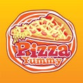 Pizza Delicious and Yummy Logo Design