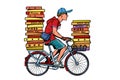 Pizza delivery by Bicycle