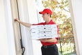 Pizza Delivery Man Royalty Free Stock Photo