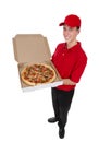 Pizza Delivery Man Royalty Free Stock Photo