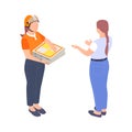 Pizza Delivery Service Icon Royalty Free Stock Photo