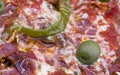 Pizza Detail Royalty Free Stock Photo