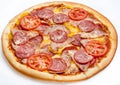 Pizza, different kinds of pizzas to the menu of restaurant and pizzeria