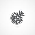 Pizza flat icon