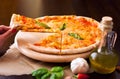 Pizza- food with friends Royalty Free Stock Photo