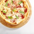 Pizza Four Cheeses Royalty Free Stock Photo