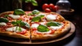 pizza gourmet italian food close