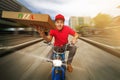 Pizza Guy Royalty Free Stock Photo