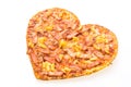 Pizza heart shape