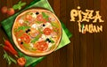 Pizza italian background