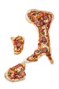 Pizza italiy Royalty Free Stock Photo