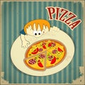 Pizza label