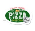 Pizza label