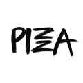 Pizza lettering