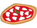Pizza Margherita.