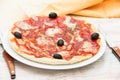 Pizza Margherita Royalty Free Stock Photo