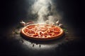 Pizza meal dinner food italiy Royalty Free Stock Photo