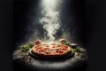 Pizza meal dinner food italiy Royalty Free Stock Photo