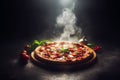 Pizza meal dinner food italiy Royalty Free Stock Photo