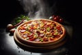 Pizza meal dinner food italiy Royalty Free Stock Photo