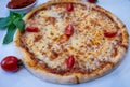 Pizza menu Margaritta classic food
