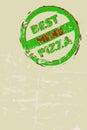 Pizza menu template Royalty Free Stock Photo