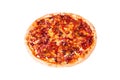 Pizza Mexico, isolate top view