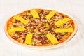 Pizza with minced meat