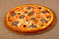 Pizza with minced meat