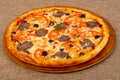 Pizza with minced meat