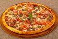 Pizza with minced meat