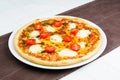 Pizza With Mozarella Royalty Free Stock Photo