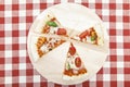 Pizza Mozarella Royalty Free Stock Photo