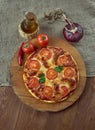 Pizza napoletana Royalty Free Stock Photo