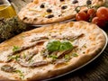 Pizza napoli and capricciosa- Royalty Free Stock Photo