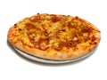Pizza with Pinapple Royalty Free Stock Photo