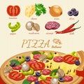 Pizza. Pizzeria poster