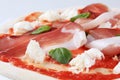 Pizza proscuitto Royalty Free Stock Photo