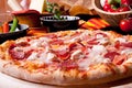 Pizza Quattro Carni Royalty Free Stock Photo