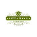 Pizza restaurant banner Royalty Free Stock Photo