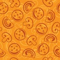 Pizza Seamless Background