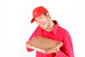 Pizza service Royalty Free Stock Photo