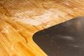 Pizza shovel on cutting board full of flour Royalty Free Stock Photo