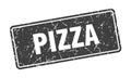 pizza sign. pizza grunge stamp. Royalty Free Stock Photo