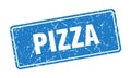 pizza sign. pizza grunge stamp. Royalty Free Stock Photo