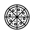 Pizza Slice icon Royalty Free Stock Photo