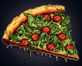 pizza, slice of pizza, breakfast image, lunch image, italian cuisine